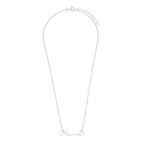Zilveren naamketting voor dames