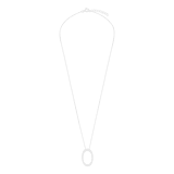 Zilveren ketting met hanger 