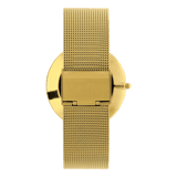 Regal dameshorloge met goud kleurige mesh band