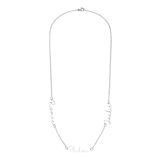 Stainless steel naamketting voor dames