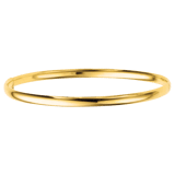 Hohler Armreif aus 585 Gelbgold