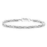 925 Silber Herrenarmband, Königsglied