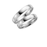 14K witgouden trouwring Duizendschoon Dames H46