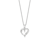 Silberkette mit Herz Zirkonia