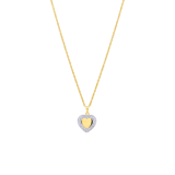 14 karaat gouden ketting met hanger hart voor dames