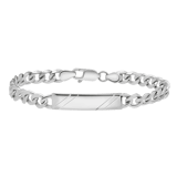 925 Silber Plattenarmband für Herren