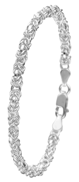 Zilveren armband fantasie