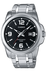 Casio Heren Horloge Zilverkleurig MTP-1314D-1AVEF