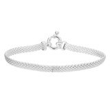 Gerecycled zilveren armband