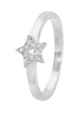 Kinderring aus 925 Silber mit Zirkonia