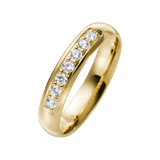 14K geelgouden trouwring diamant Phlox Line H94