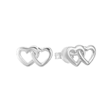 Ohrringe in 925 Silber Herzchen