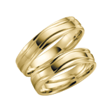 14 Karaat geelgouden dames trouwring Daisy H131