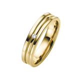 14K geelgouden dames trouwring diamant Kalina H149