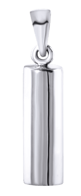 Asche-Anhänger aus 925 Silber Röhrchen