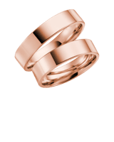 14K rose gouden dames trouwring Bluebell H81R