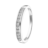 Zilveren ring met swarovski zirconia voor dames
