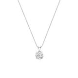 Halskette & Anhänger, 925 Silber, mit Zirkonia