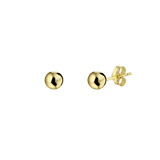 14 karaat gouden oorbellen bol 3mm