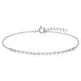 Armband, 925 Silber, mit Zirkonia