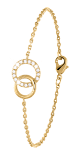 Eve Armband, vergoldet mit Zirkonia
