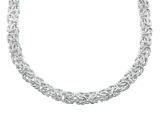 Gerecycled zilveren ketting koningsschakel
