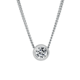 Kette, 925 Silber, mit Zirkonia-Anhänger