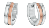 Stainless steel roséplated oorringen voor dames