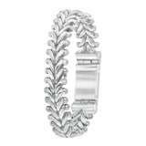 Stainless steel herenarmband mat met schakel