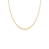 Kordelkette aus 375 Gold, 45 cm