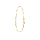 9 Karaat armband met figaroschakel