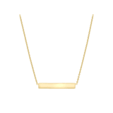 9 Karaat ketting met hanger bar