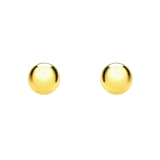 Ohrringe aus 375 Gold, Kugel, 3 mm