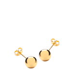 9 karaat oorknop bol 7mm voor dames