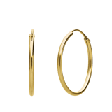 Ohrringe, 375 Gold, 18 mm