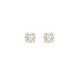 9-karätige Ohrstecker mit Zirkonia 5 mm