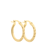375 Gold Creolen bearbeitet 13 mm
