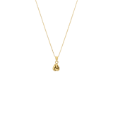 9 karaat ketting met hanger knoop voor dames