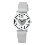Little Miss Lovely Armbanduhr mit grauem PU-Armband