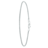 Gerecycled zilveren armband popcorn 2mm