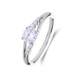 Ring, 925 Silber, mit Zirkonia