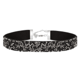 Montini Byoux-Halsband schwarz mit schwarzen Steinen