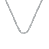 Edelstahlhalskette Mesh
