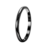 Zilveren ring blackplated