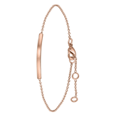 Silbernes Armband Stab rotvergoldet