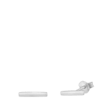 Zilveren oorringen rhodiumplated bar voor dames