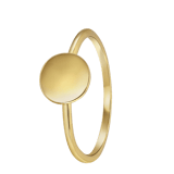 Zilveren goldplated ring voor dames