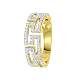 585 Gelbgold-Ring Fantasie mit Diamant