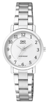 Q & Q Dames Horloge Zilverkleurig Q945J204Y