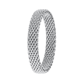 Mesh-Ring aus Edelstahl